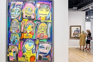 Richard Prince and Pablo Picasso, <a href='/art-galleries/gagosian-gallery/' target='_blank'>Gagosian</a>, Art Basel Miami Beach (5–8 December 2019). Courtesy Ocula. Photo: Charles Roussel.